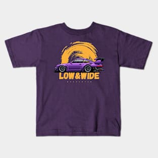 Low & Wide RWB 993 Kids T-Shirt